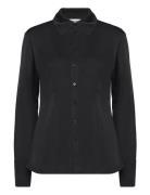 Hunter - Fluid Viscose Tops Shirts Long-sleeved Black Day Birger Et Mikkelsen