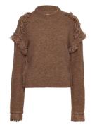 Azar - Daily Boucle Tops Knitwear Jumpers Brown Day Birger Et Mikkelsen