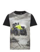 T-Shirt Ss Tops T-Kortærmet Skjorte Multi/patterned Minymo