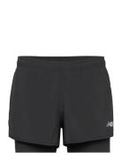 Sport Essentials 2-In-1 Short 3" Sport Shorts Sport Shorts Black New Balance