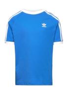 3 Stripes Tee Sport T-Kortærmet Skjorte Blue Adidas Originals