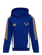 Messi Hoody Y Sport Sweatshirts & Hoodies Hoodies Blue Adidas Performance