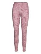 Terrex Multi Allover Print Leggings Sport Running-training Tights Pink Adidas Terrex