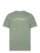 Terrex Classic Logo T-Shirt Sport T-Kortærmet Skjorte Green Adidas Terrex