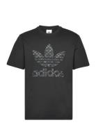 Mono Tee Sport T-Kortærmet Skjorte Black Adidas Originals