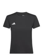 Adizero E Tee Sport T-shirts & Tops Short-sleeved Black Adidas Performance