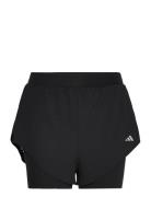 Adidas Designed For Training Heat.rdy Hiit 2In1 Short Sport Shorts Sport Shorts Black Adidas Performance