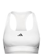 Pwr Ms Hyglm Sport Bras & Tops Sports Bras - All White Adidas Performance