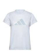 Tr-Es Logo T Sport T-shirts & Tops Short-sleeved Blue Adidas Performance