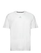 Hiit 3S Mes Tee Sport T-Kortærmet Skjorte White Adidas Performance
