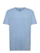 Cotton/Modal Blend-Sle-Top Tops T-Kortærmet Skjorte Blue Polo Ralph Lauren Underwear
