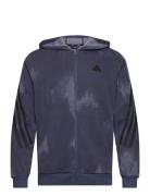 M Fi 3S Fz Tops Sweatshirts & Hoodies Hoodies Blue Adidas Sportswear