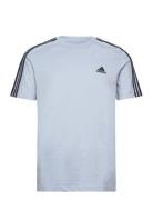 M 3S Sj T Sport T-Kortærmet Skjorte Blue Adidas Sportswear