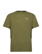 Run Favorite Velocity Tee Sport T-Kortærmet Skjorte Khaki Green PUMA