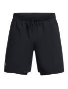 Ua Launch 7'' 2-In-1 Shorts Sport Shorts Sport Shorts Black Under Armour