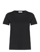 T-Shirts Short Sleeve Tops T-shirts & Tops Short-sleeved Black Marc O'Polo