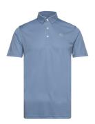 Pure Solid Polo Tops Polos Short-sleeved Blue PUMA Golf