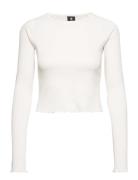 Cropped Baby Sis Raglan R T L\S Wmn Tops T-shirts & Tops Long-sleeved White G-Star RAW