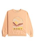 Lineup Crew Rg Terry Tops Sweatshirts & Hoodies Sweatshirts Cream Roxy