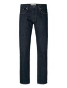 Slh196-Straightscot 3402 Rinse Jns Noos Bottoms Jeans Regular Blue Selected Homme