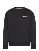 Sweatshirt Tops Sweatshirts & Hoodies Sweatshirts Black BOSS