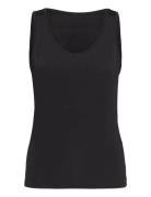 Objleena S/L Tank Top Noos Tops T-shirts & Tops Sleeveless Black Object