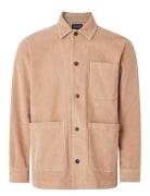 Phil Cord Jacket Tops Overshirts Brown Lexington Clothing