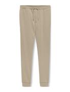 Koblassi Slim Pant Swt Noos Bottoms Sweatpants Beige Kids Only