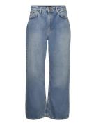 Clean Eileen Vintage Dreams Bottoms Trousers Straight Leg Blue Nudie Jeans