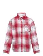 Levi's® Plaid Flannel Pocket Shirt Tops Shirts Long-sleeved Shirts Red Levi's