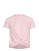 Shape Studio Crossover Tee Sport T-shirts & Tops Short-sleeved Pink Johaug