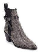 Tyler Cecilia Vintage Patent O Shoes Boots Ankle Boots Ankle Boots With Heel Black Zadig & Voltaire