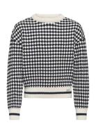 Bamboo Bubble Tilo Sweater Tops Knitwear Pullovers Multi/patterned Mads Nørgaard
