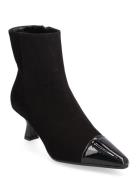 Tip Low Bootie Shoes Boots Ankle Boots Ankle Boots With Heel Black Apair