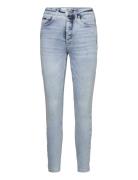 High Rise Super Skinny Ankle Bottoms Jeans Skinny Blue Calvin Klein Jeans