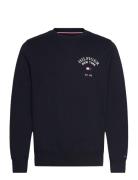 Wcc Arched Varsity Sweatshirt Tops Sweatshirts & Hoodies Sweatshirts Navy Tommy Hilfiger