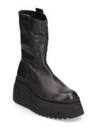 Pointer Bootie Shoes Boots Ankle Boots Ankle Boots Flat Heel Black Steve Madden