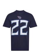 Nike Nfl Tennessee Titans T-Shirt Henry No 22 Sport T-Kortærmet Skjorte Navy NIKE Fan Gear