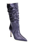 Axelle Metallic Shoes Boots Ankle Boots Ankle Boots With Heel Purple Custommade