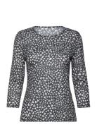 T-Shirt 3/4 Sleeve Tops T-shirts & Tops Long-sleeved Navy Gerry Weber Edition