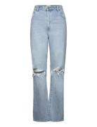 A '94 High Straight Gina Rip Bottoms Jeans Straight-regular Blue ABRAND