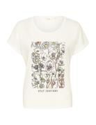 Crirma T-Shirt Tops T-shirts & Tops Short-sleeved Cream Cream