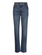 High-Rise Straight Jean Bottoms Jeans Straight-regular Blue Polo Ralph Lauren