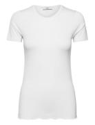 Cc Heart Sofia Short Sleeve Blouse Tops T-shirts & Tops Short-sleeved White Coster Copenhagen