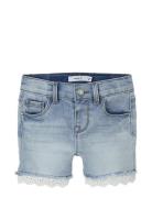 Nmfsalli Slim Dnm Shorts 5399-On F Bottoms Shorts Blue Name It