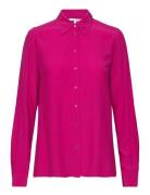 Rana-Cw - Blouse Tops Shirts Long-sleeved Pink Claire Woman