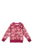 Inspiration Velour Shirt Tops Sweatshirts & Hoodies Sweatshirts Pink Martinex
