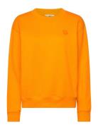 Leiot Unikko Placement Tops Sweatshirts & Hoodies Sweatshirts Orange Marimekko