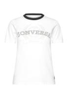 Retro Chuck Converse Tee Sport T-shirts & Tops Short-sleeved White Converse