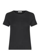 Top Helga Tops T-shirts & Tops Short-sleeved Black Lindex